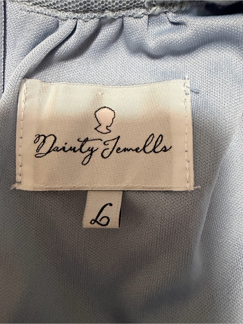 Dainty Jewells Soft Light Blue Dress - Picture 4 of 4